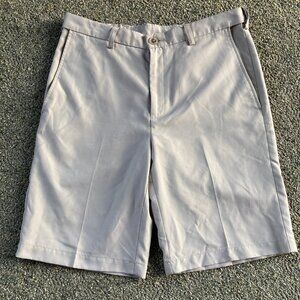Men's Tan Golf Shorts Sports Casual Size 32 Lightweight, Pockets